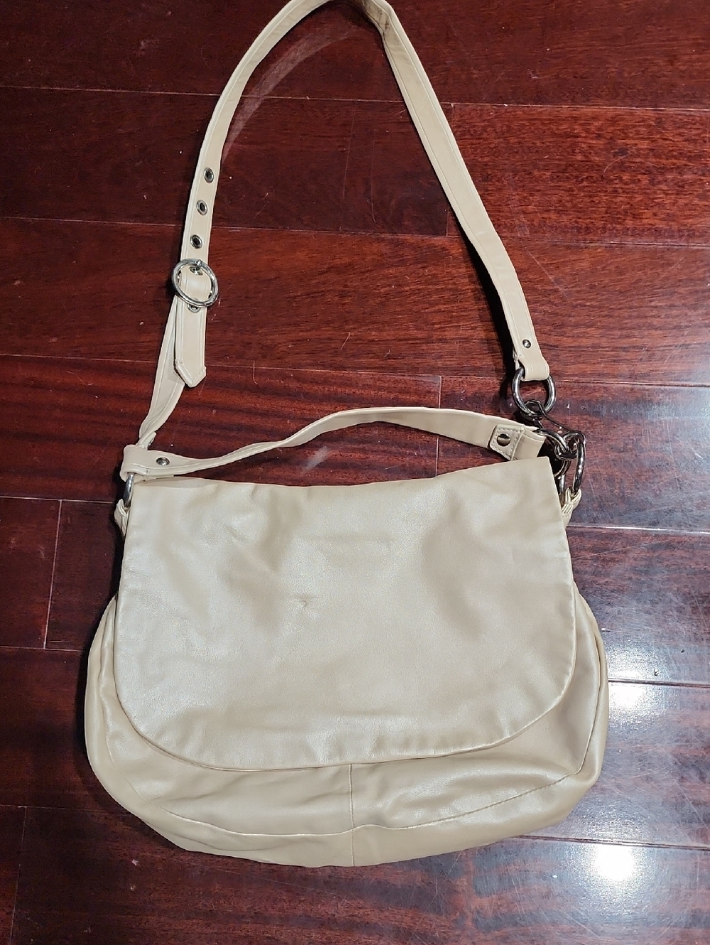 Coach Ivory  Convertible Crossbody Shoulder Bag Handbag Purse